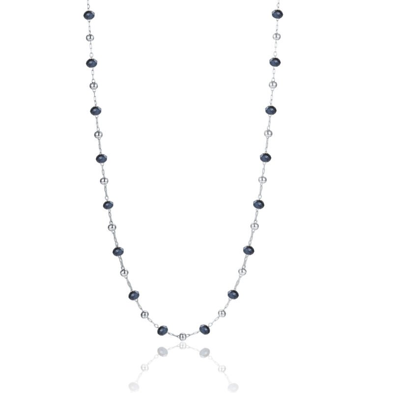 Collana Cristalli Neri ed Ematite