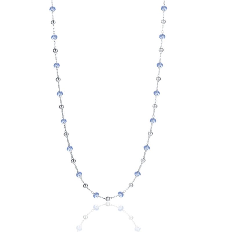 Collana Cristalli Viola ed Ematite