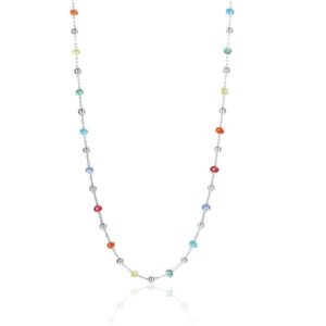 Collana Cristalli Arcobaleno ed Ematite
