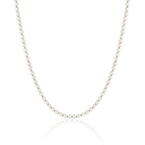 Collana in Madreperla e Sfere in acciaio pvd oro