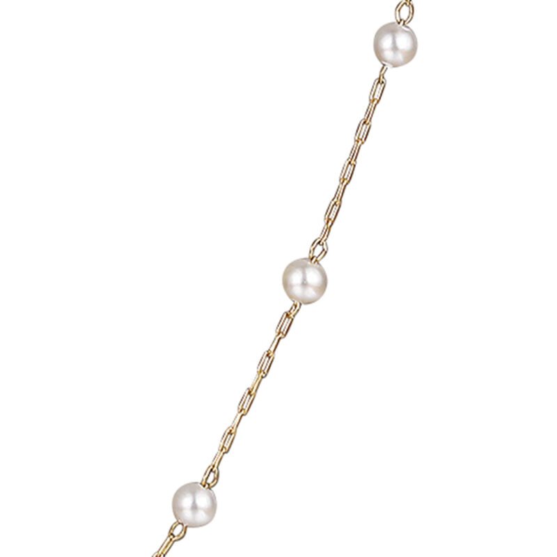 Collana in Madreperla Sfere Alternate pvd oro - immagine 3