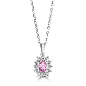 Collana Cristallo Kate Rosa