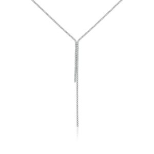 Collana Tennis Doppio Pendente