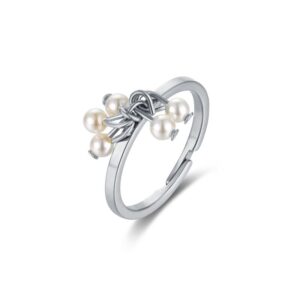 Anello 5 Madreperla pendenti