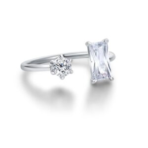 Anello Baguette Regolabile