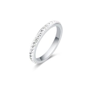 Anello Cristalli Bianchi