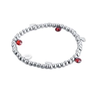 Bracciale Elasticizzato Cuori