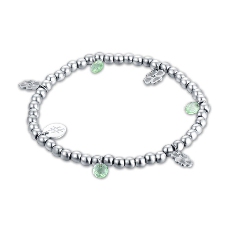 Bracciale Elasticizzato Quadrifoglio