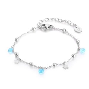 Bracciale Catena Pallini Stelle e Cristalli