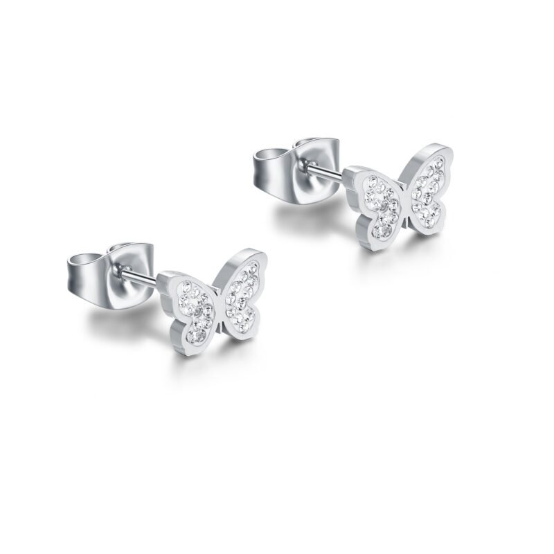 ORECCHINI FARFALLA CRISTALLI