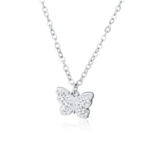 COLLANA FARFALLA CRISTALLI