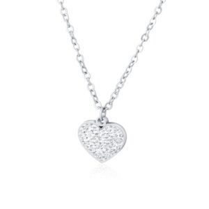 COLLANA CUORE CRISTALLI