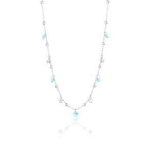 Collana Catena Pallini Stelle e Cristalli