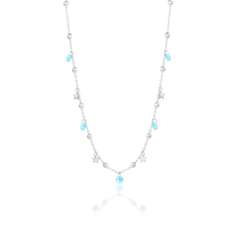 Collana Catena Pallini Stelle e Cristalli