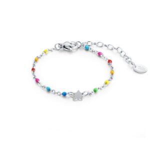 Bracciale Bimba Stella Catena Arcobaleno