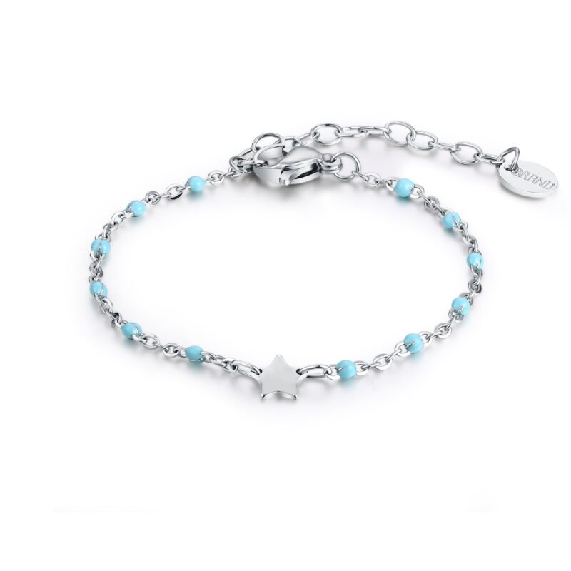 Bracciale Bimba Stella Catena Turchese