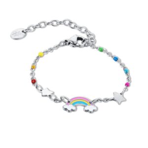 Bracciale Arcobaleno Con Arcobaleno E Stelle