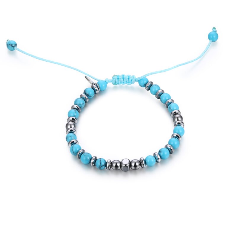 Bracciale Corda Pietre Turchesi