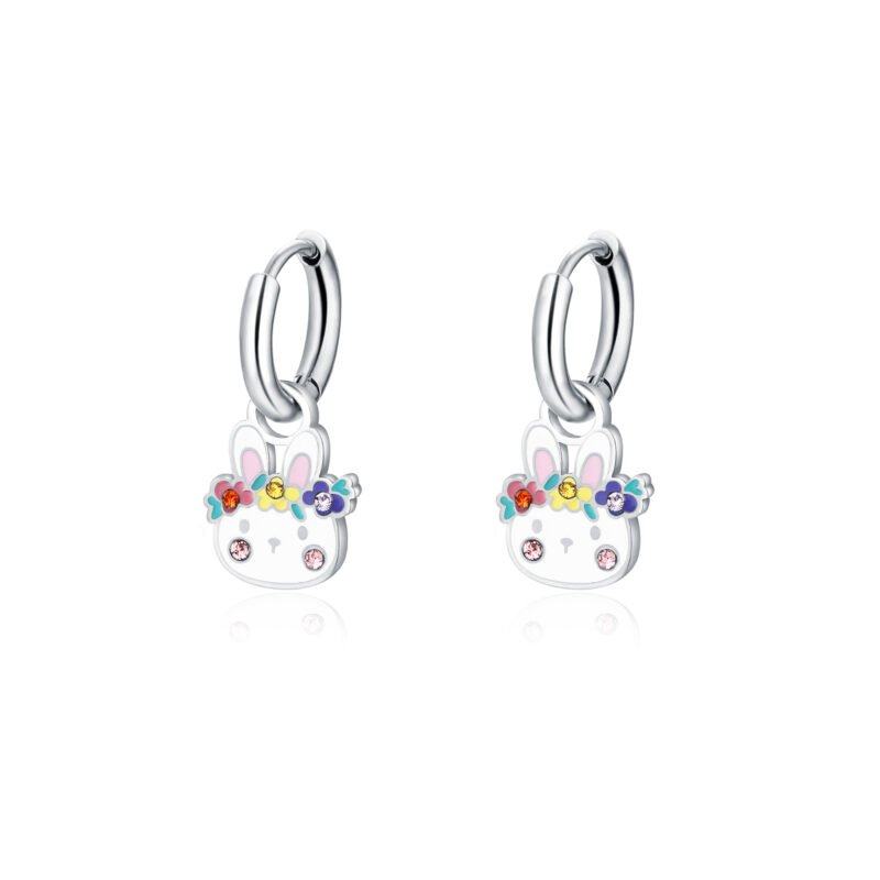 Orecchini Paio Pendenti Coniglietto