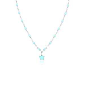 Collana Bimba Stella Turchese