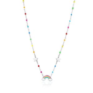 Collana Arcobaleno E Stelle