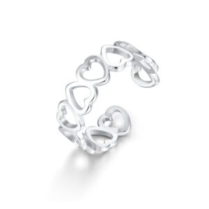 Anello Bimba Cuore Traforato