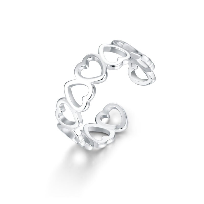 Anello Bimba Cuore Traforato