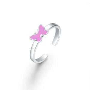 Anello Bimba Farfalla Viola