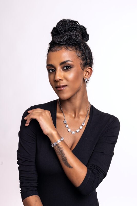 Bracciale Cristalli Baguette Acciaio - immagine 3