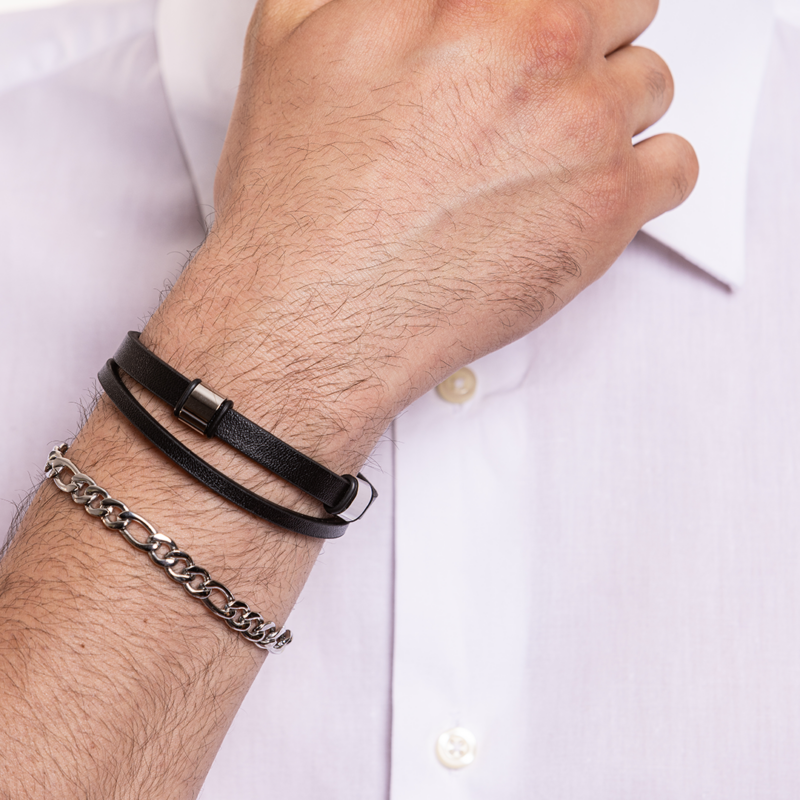 Bracciale Catena Cube Piccola - immagine 2