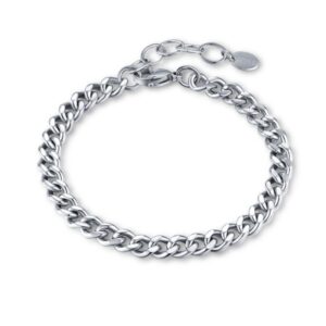 Bracciale Grumetta Piatta 5mm 16+3 (DONNA)