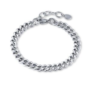 Bracciale Grumetta Piatta 6mm 16+3 (DONNA)