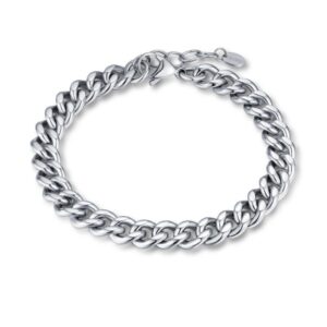 Bracciale Grumetta Piatta 8mm 20+3cm