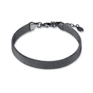 Bracciale Catena Milano Acciaio pvd nero