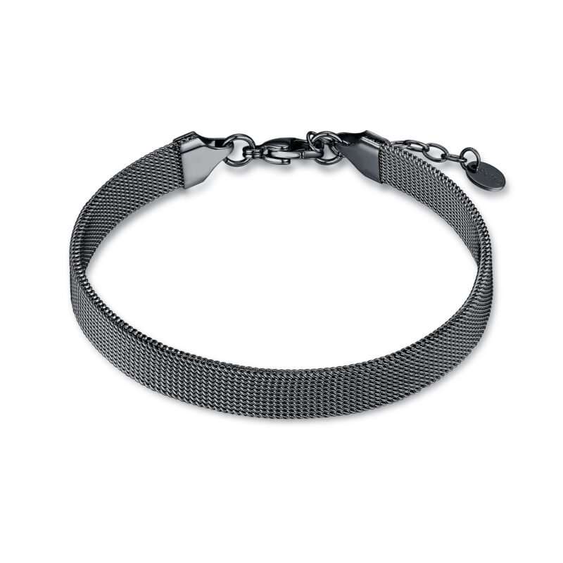 Bracciale Catena Milano Acciaio pvd nero