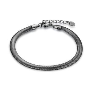 Bracciale Catena Snake Acciaio pvd nero