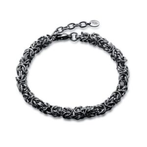Bracciale catena celtica PVD nero