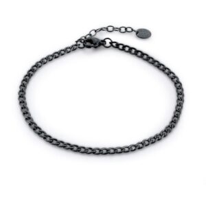 Bracciale Catena Rock pvd nero