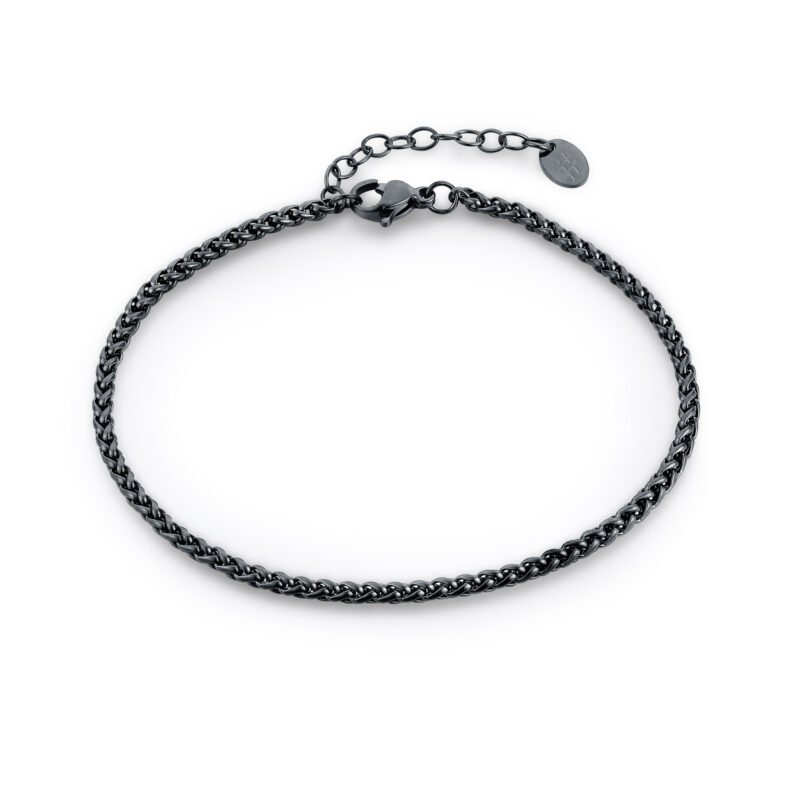 Bracciale Catena Basket pvd nero