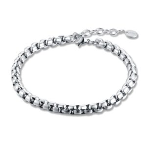 Bracciale Catena Rolò Acciaio