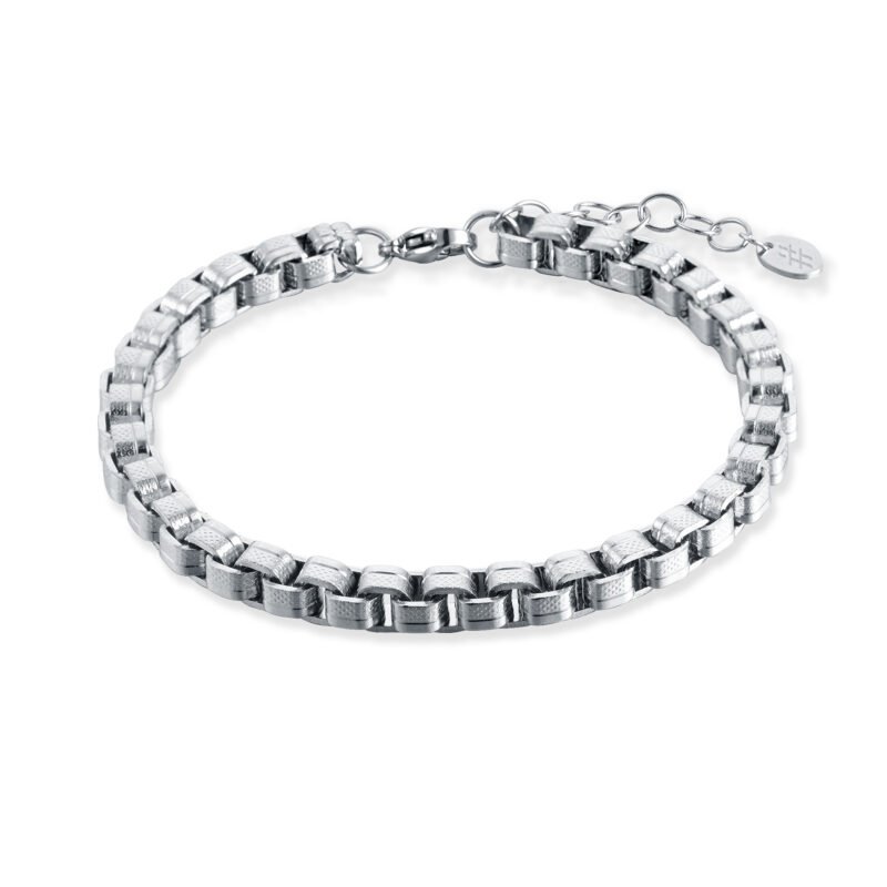 Bracciale Catena Square Acciaio