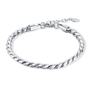 Bracciale Catena Esse Acciaio