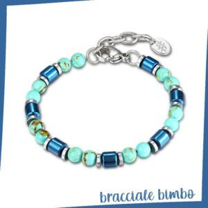 Bracciale Pietre e Ematite BIMBO