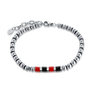 Bracciale Rosso Nero Misura Uomo