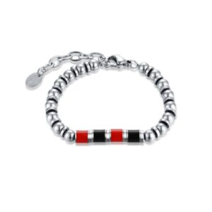Bracciale Rosso Nero Misura Bimbo