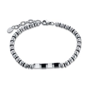 Bracciale Bianco Nero Misura Uomo