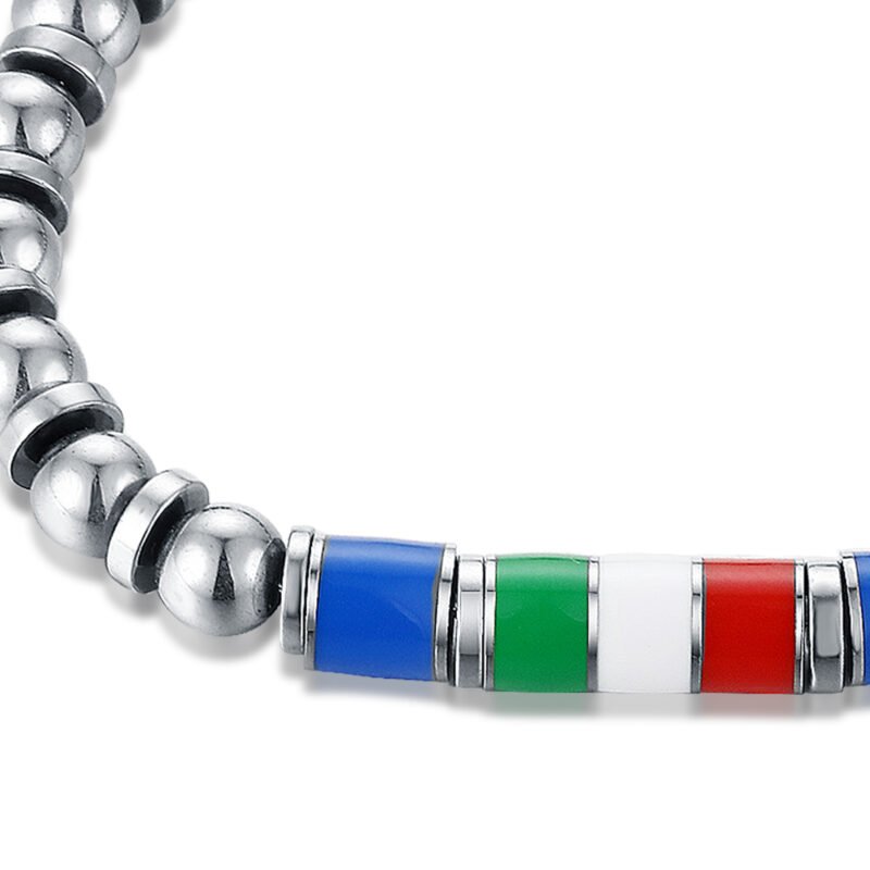 Bracciale Tricolore Misura Uomo - immagine 5