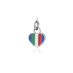 Charm Cuore Tricolore