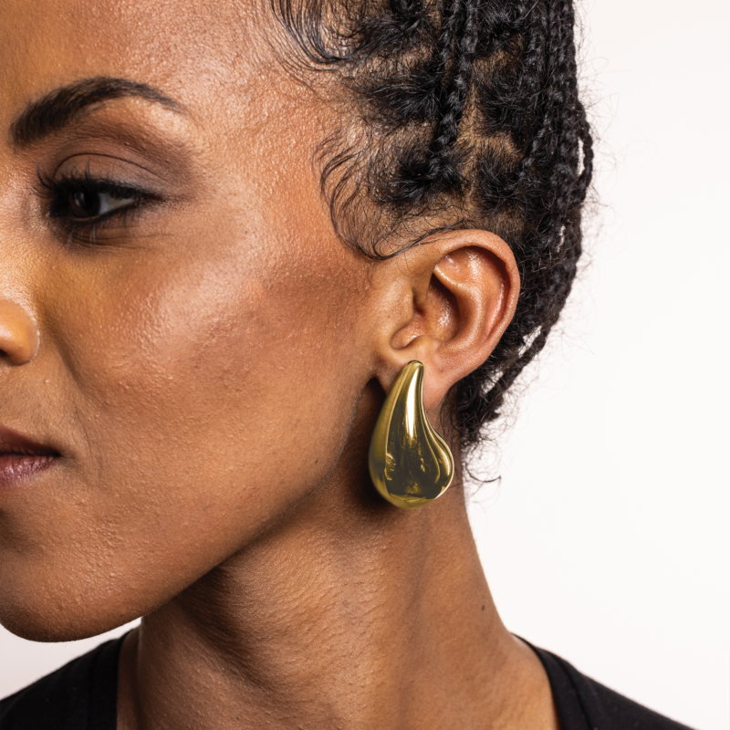 Orecchini Drops 42 mm Oro - immagine 2