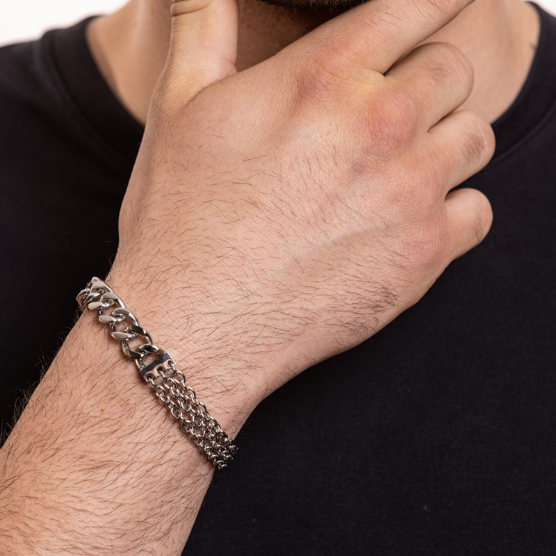 Bracciale Catene dark - immagine 2